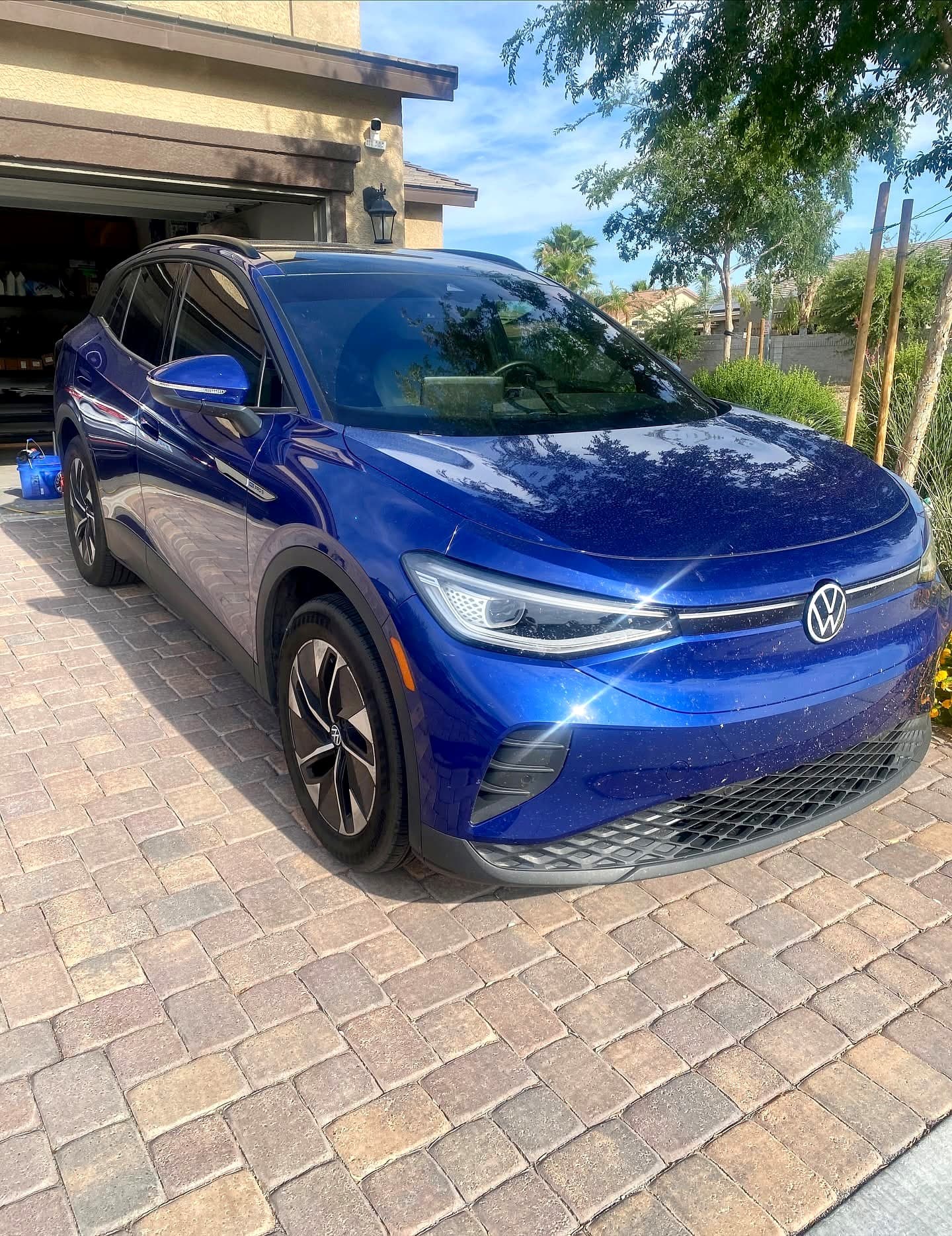 VW ID.4 ceramic coating before — Gtechniq CSL 5-year coating